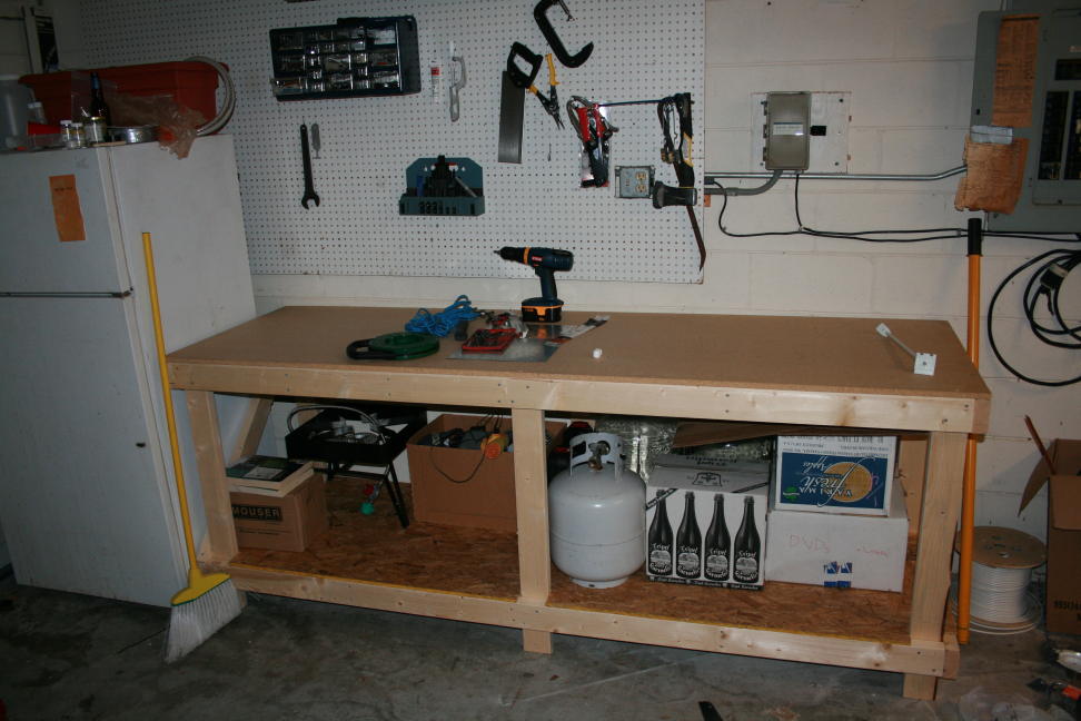 Build Garage Workbench Plans